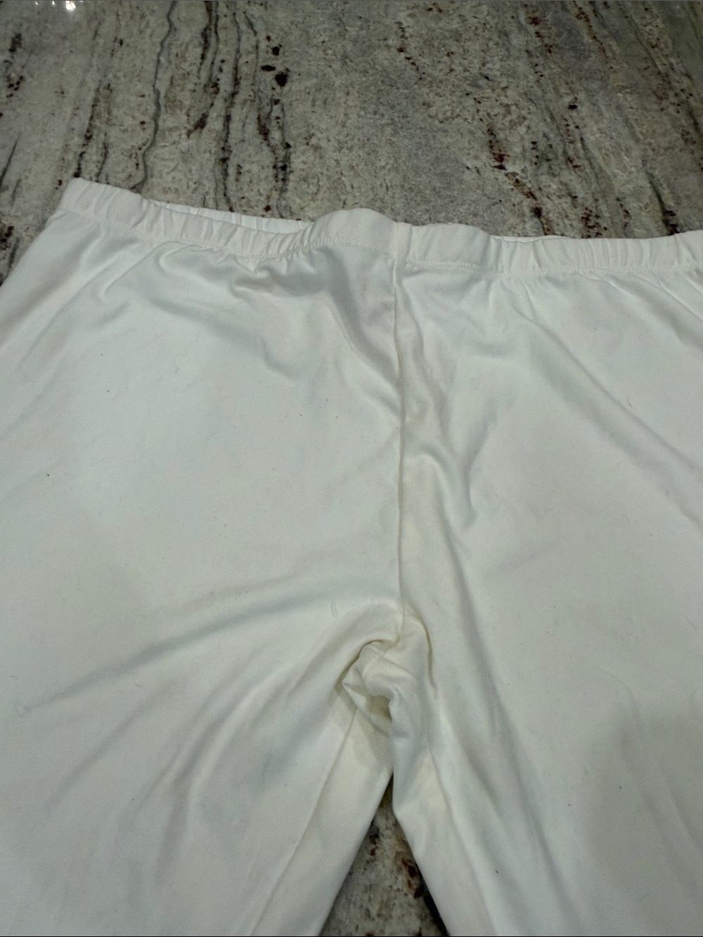 White Stretch Lounge Pants - Picture 3 of 4